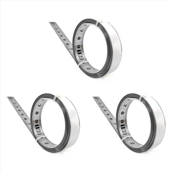 Stainless Steel Adhesive Scale Precision Woodworking Guide B-100Cm