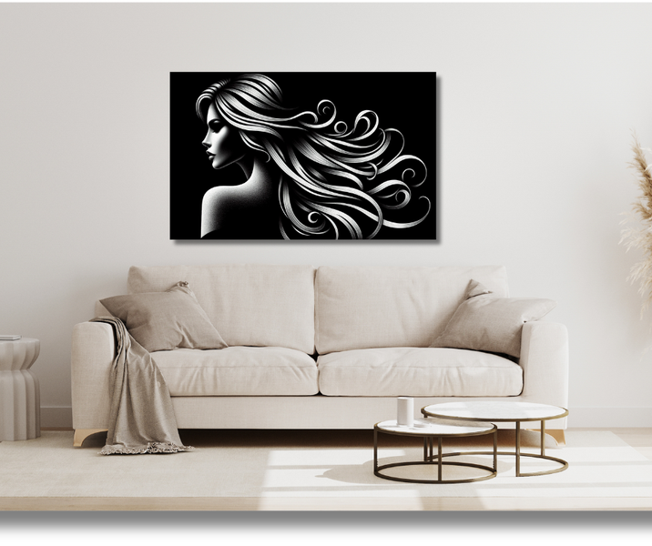 Canvas Wall Art Home Decor - Lady Velvet