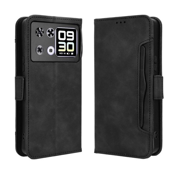 Multi Card Groove Leather Cover Compatible With Cubot X100