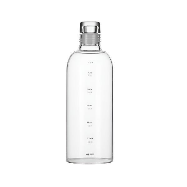 BPA-Free Plastic 700ml Drinks Bottle with Time Reminder Markings