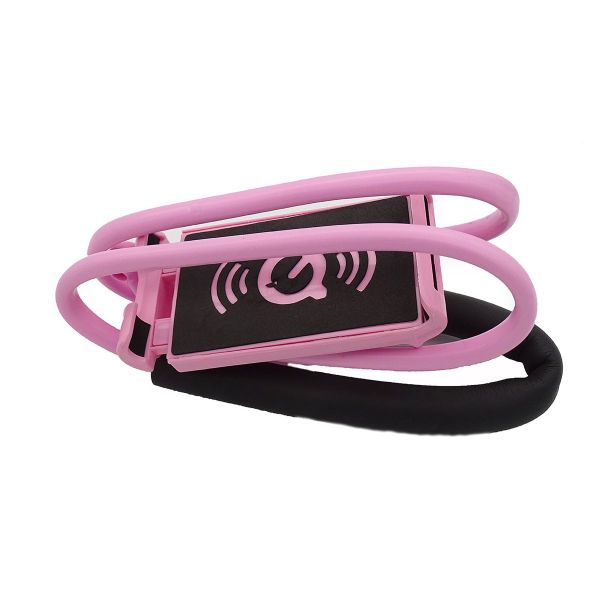 Lazy Neck Cell Phone Holder - Pink