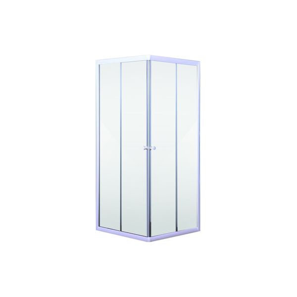 KENZO Corner Entry Shower 800mm-900mmX1850mm White