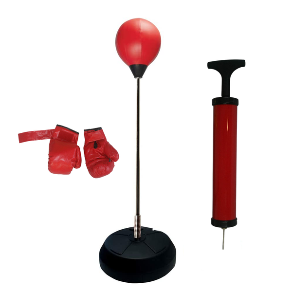 Punching Ball Set with Punch Bag, Pump and Boxing Gloves