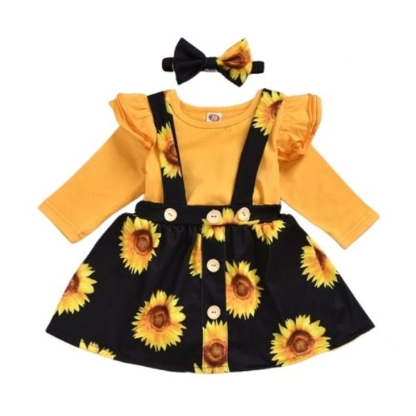 Sunflower Skirt &amp; Top
