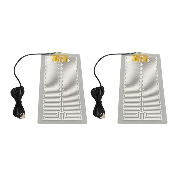 2 Pieces USB Waist Heating Pads With 150cm Cord