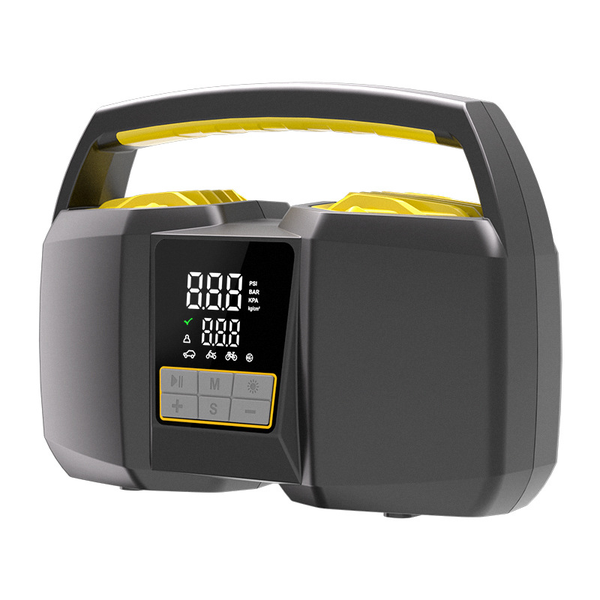 12V DC Digital Tires Inflator Air Compressor with Emergency Light