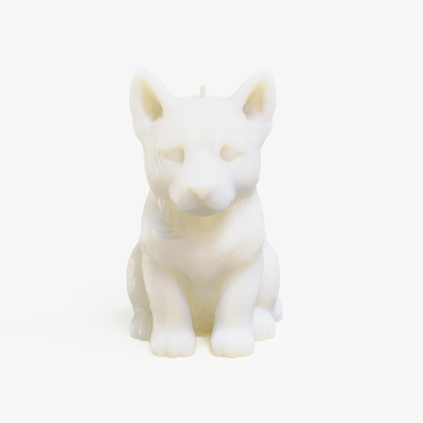 German Shepherd Dog Candle
