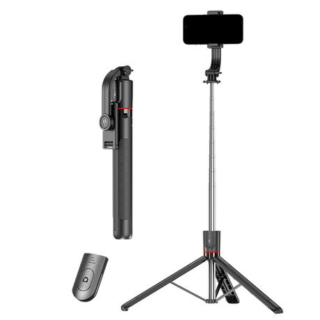 1.7M Tripod Stand Sturdy Selfie Stick For Phone with Remote 360 Rotation Image