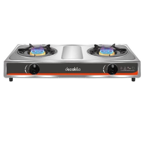 Decakila - Table Gas Stove - Dual Burner LPG Stove for Precise Cooking