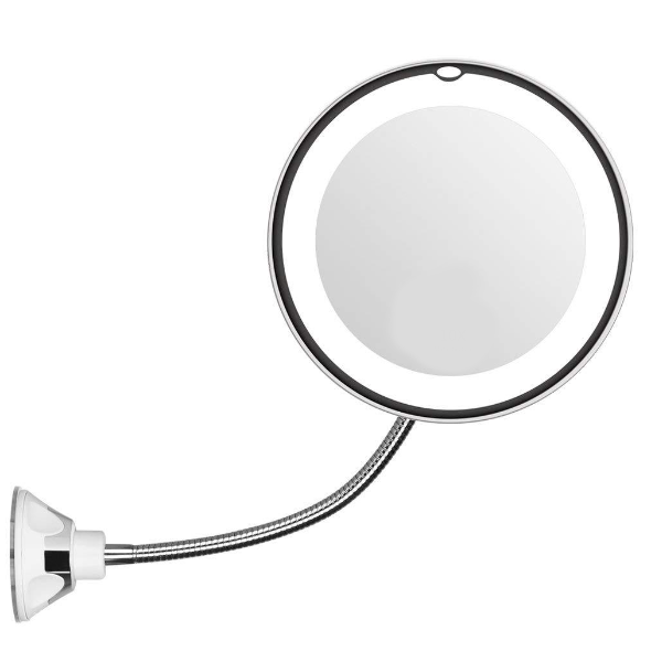 Zabelle Glow Bright Flexible Mirror 10X Magnification