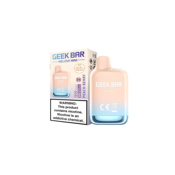 Geek Bar Meloso Mini 1500 50mg Peach Berry