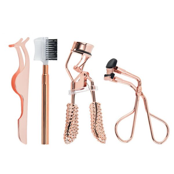 4 in 1 Eyebrow Grooming Tools Kit - Rose Gold