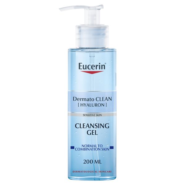 Eucerin DermatoClean Face Cleansing Gel, for Sensitive Skin, 200ml
