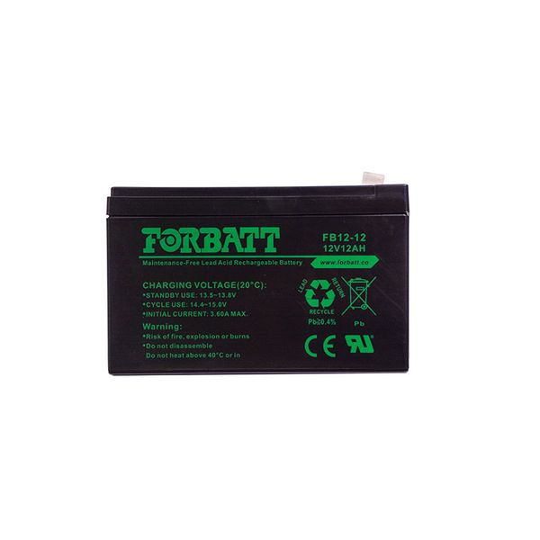Forbatt 12v 12Ah VRLA Rechargeable Battery