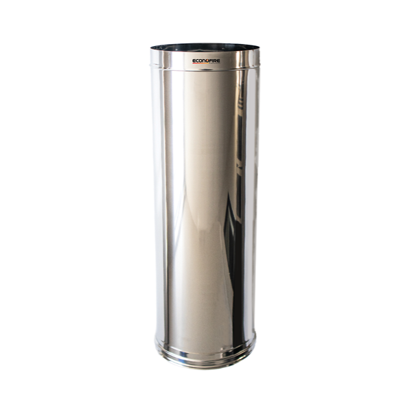 ECONOFIRE 150MM Single Skin Flue Pipe 0.5M