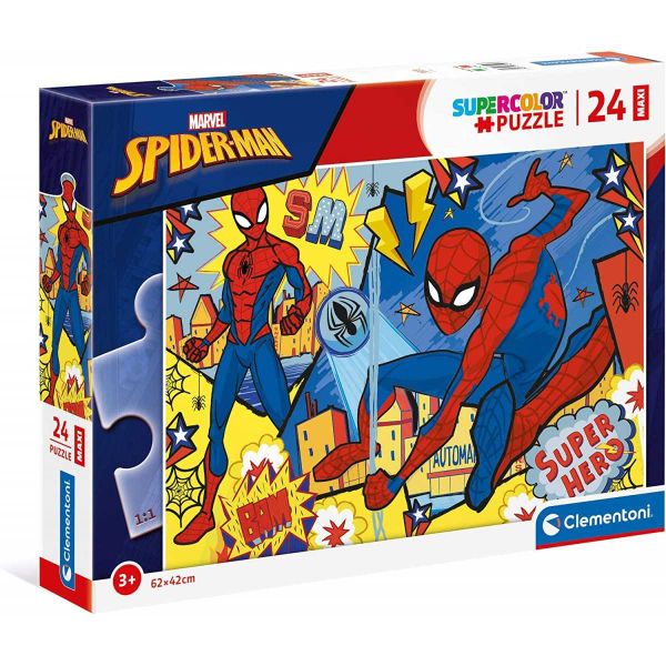 Clementoni 24 Pieces Puzzle - Maxi Marvel Spiderman