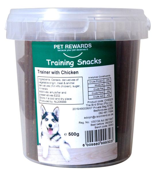 Pet Rewards - Dog Trainer Chicken Sticks 500g