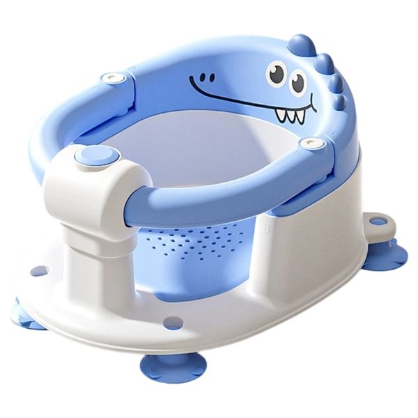 Baby Bath Seat Nonslip Suction Base Ergonomic Backrest Easy Cleaning Design