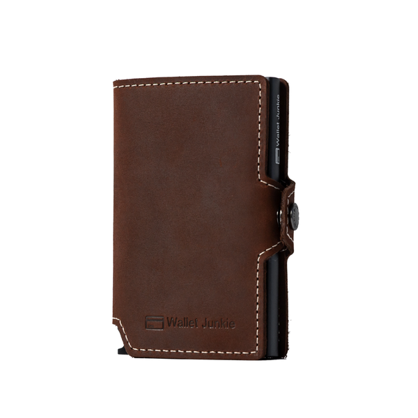 Wallet Junkie Pro - Slim, Leather, RFID Card Holder