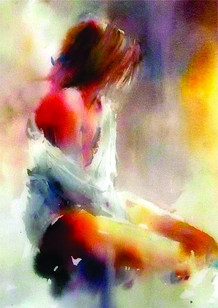 Canvas Wall Art-Abstract Girl Canvas Print