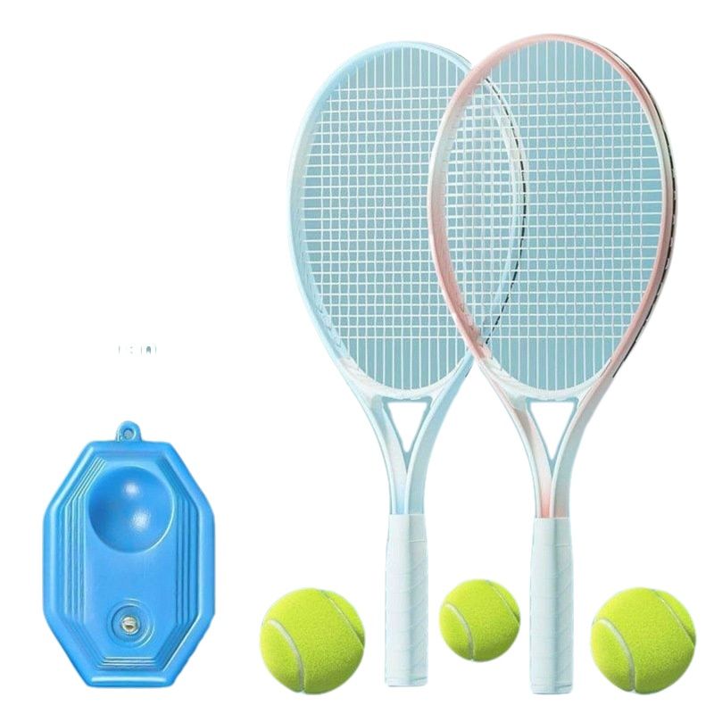 Tennis Racket Aluminum Alloy Single Rebound Adults Outdoor Training Device