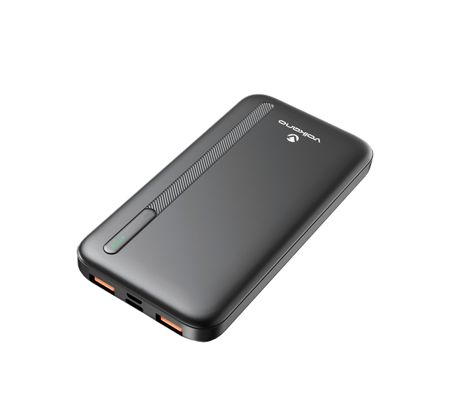 Volkano Fuel Series 10,000mAh Ultra Slim Power Bank - Black