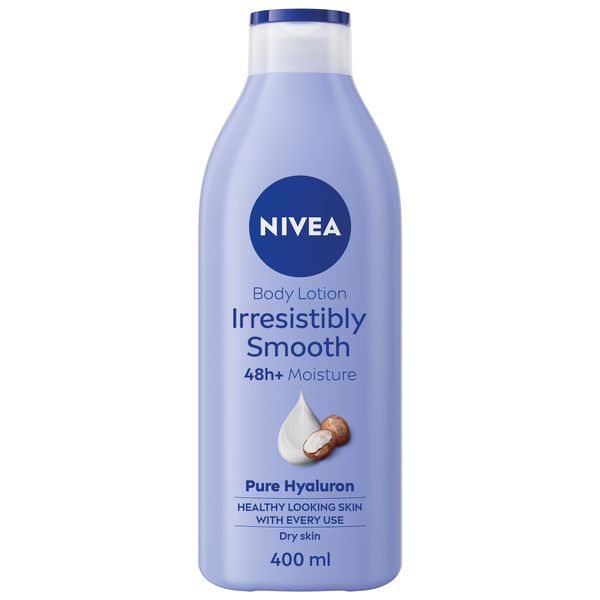 NIVEA Irresistibly Smooth Body Lotion with Deep Moisture Serum, 400ml