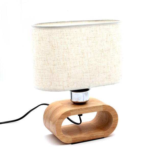 Small Table Lamp Bedside Desk Lamp Nightstand Shade for Living Room Office