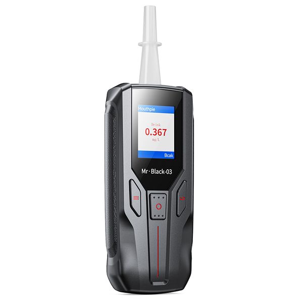 NEPZ Mr Black Breathalyzer - Semiconductive, Non-Contact, Battery Powered