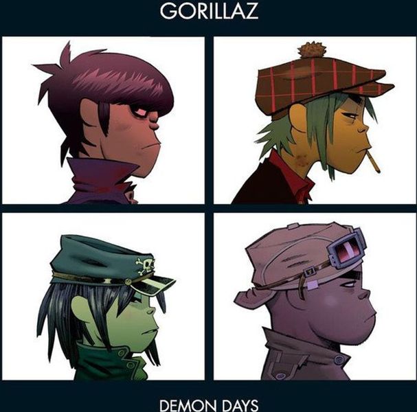 Gorillaz - Demon Days 2LP Vinyl Album (Reissue, Remastered, Gatefold)
