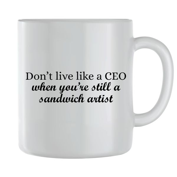 CEO Coffee Mugs for Men Women with Motivational Sayings Graphic Cup Gift247