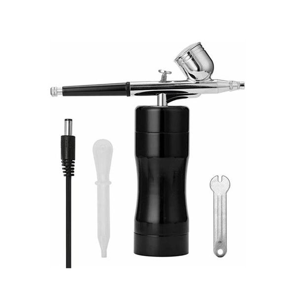 Rechargeable Airbrush Kit Portable Air Brush - Black