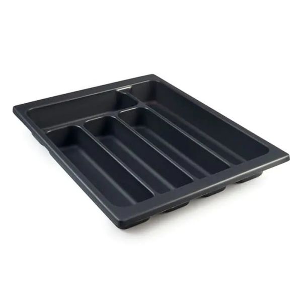 Moulded Cutlery Tray - Charcoal - W356mm X 460mm