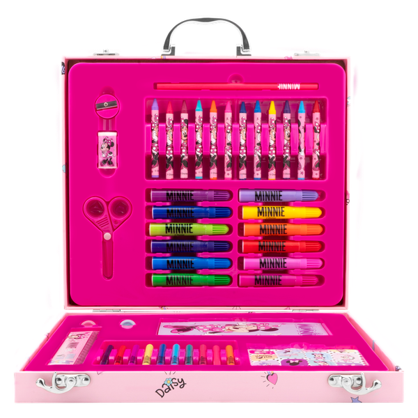 Disney 42-Piece Colouring Stationery Briefcase - Minnie Mouse