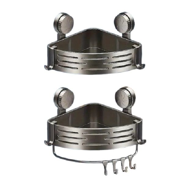 2pcs Modern Bathroom Storage Shelf Set