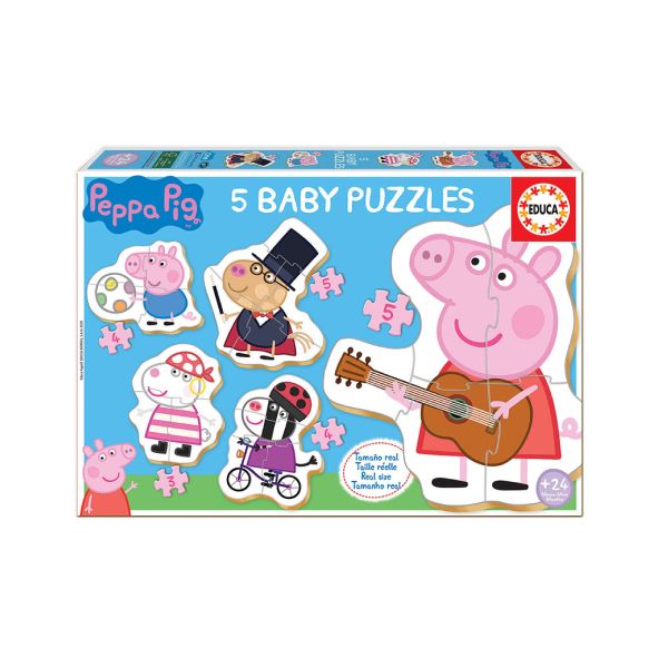 Peppa Pig 5 Baby Puzzles