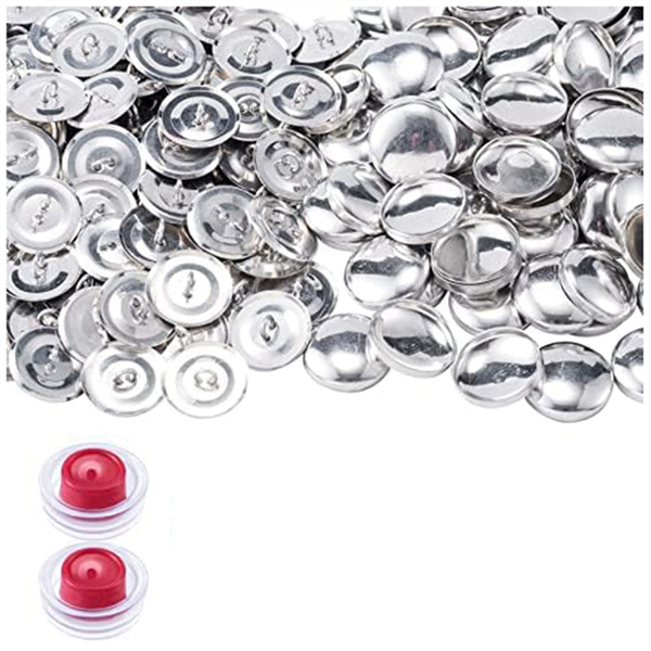 100 Sets 23mm Sewing Buttons Cover Kit