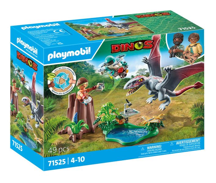 Playmobil Dinos - Observatory for Dimorphodon Set - 49 Pieces