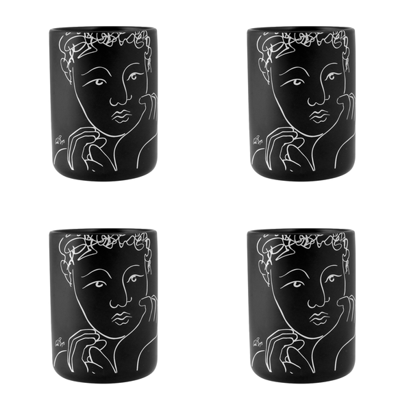 Carrol Boyes Mug Set of 4 - Intriguing