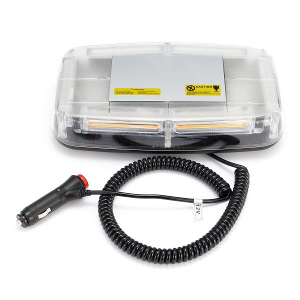 Roof Mount Warning Strobe Beacon Light - Amber