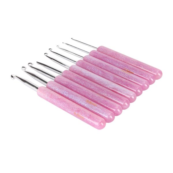 Crochet Hooks Set Ergonomic Handle Knitting Needles