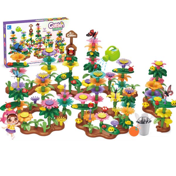 274 Pcs Deluxe Flower STEM Toy for Girls 3-8 | DIY Garden Educational