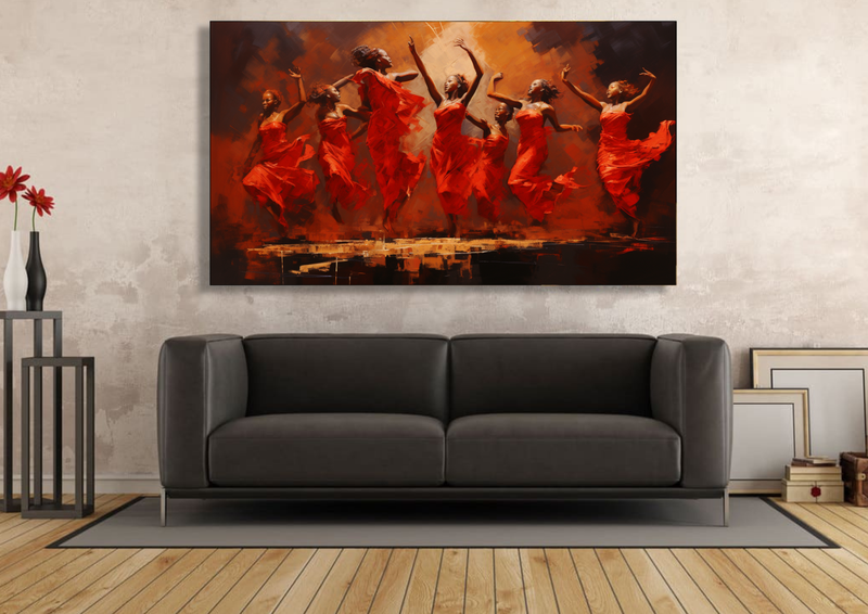 Canvas Wall Art - Spirit of the Dance- IM1150