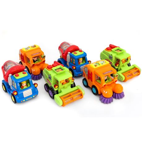  LiKee Toy Cars Push and Go Play Friction Powered