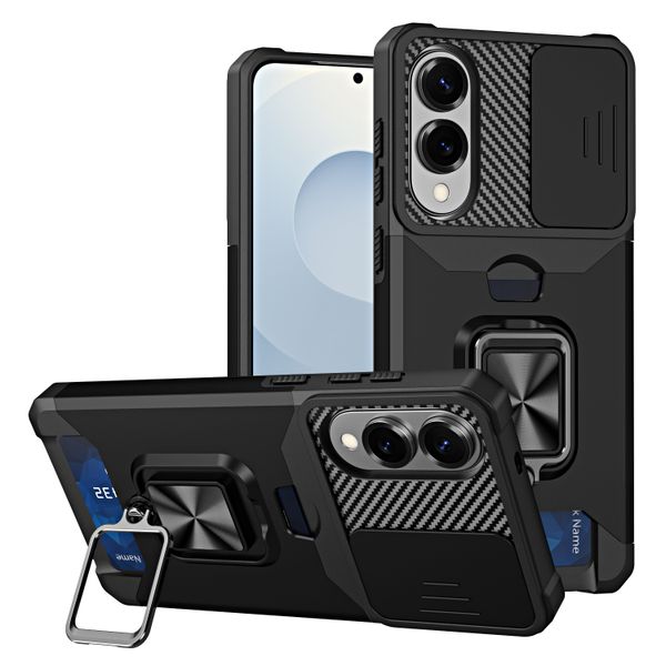 Hidden Card Holder Phone Case Compatible With Samsung Galaxy S25 Edge