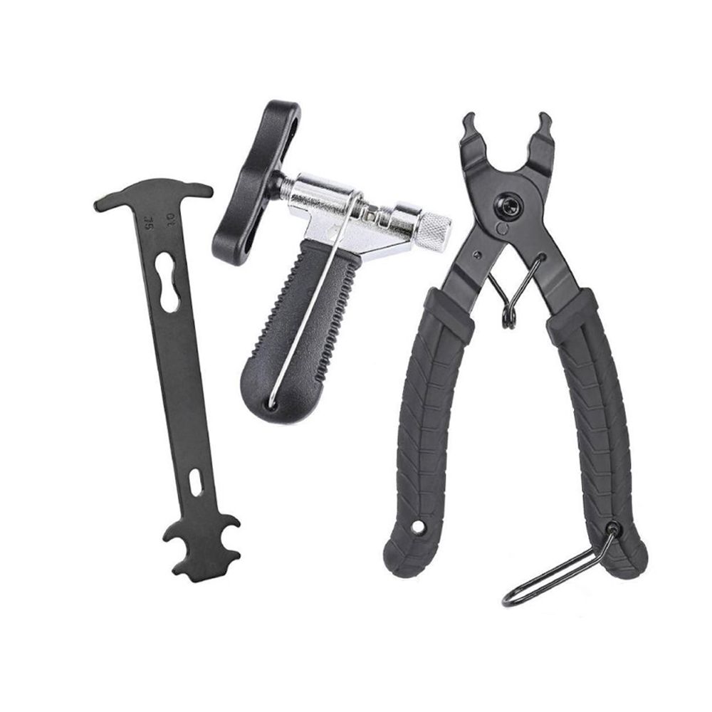 3 Piece Bicycle Open Close Chain Buckle Removal Tool Pliers Bike Tool ...