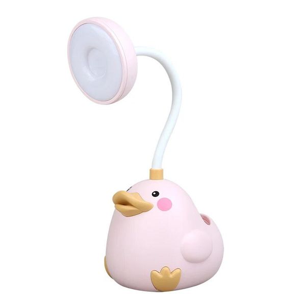USB Rechargeable Table Lamp Duck Pen Holder Study Lamp