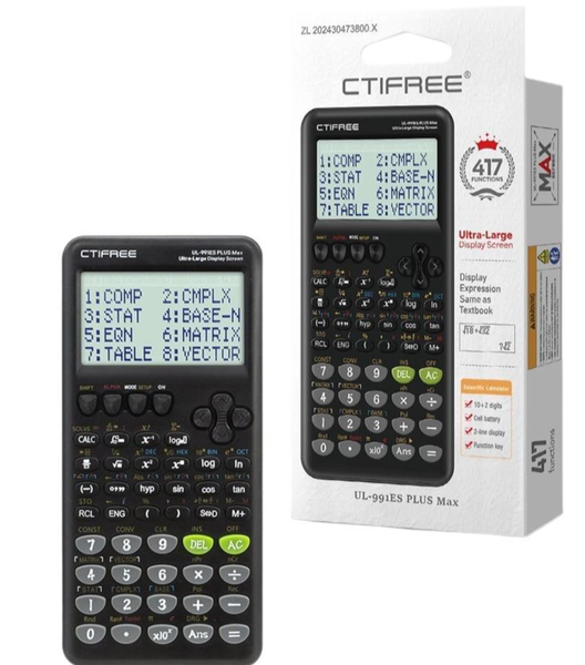 FX-991EX Scientific Calculator - 552 Functions, Large HD Display