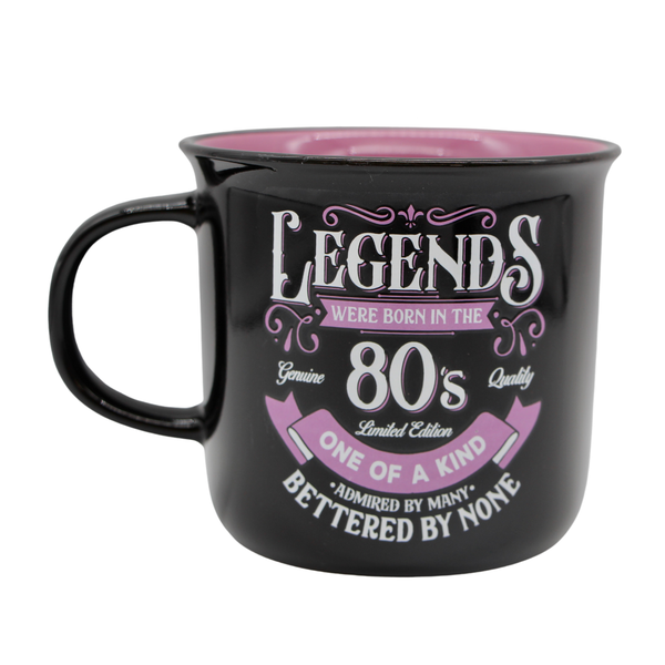 Legends Mug - Decade: 1980's - Pink