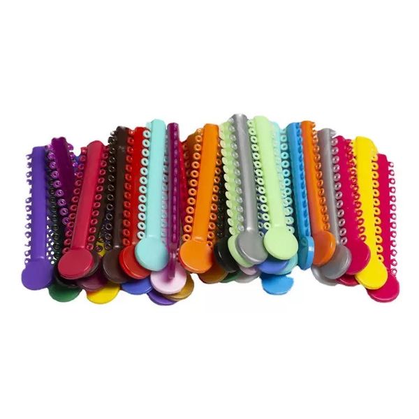 1040 Sticks Ligature Tie Orthodontic Ligature O-Ties Elastic Ligature Band